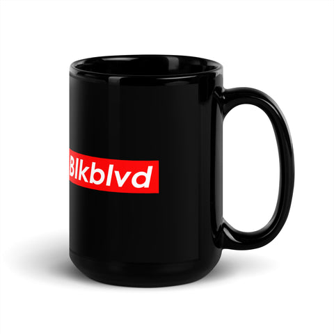 BLVD Black Glossy Mug